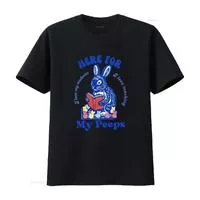 Пасхальная футболка для учителя с зайцем PEEPS — для участок — фото 2