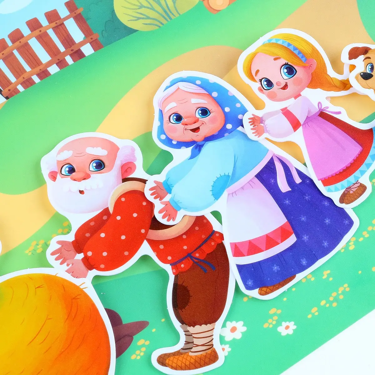 Развивающая игра на липучках. театр по мотивам русской народной сказки — фото 5