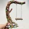 Миниатюрные качели для сада фей — для отдых