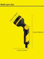 Садовый водяной пистолет с 10 функциями для полива — для полив — фото 2