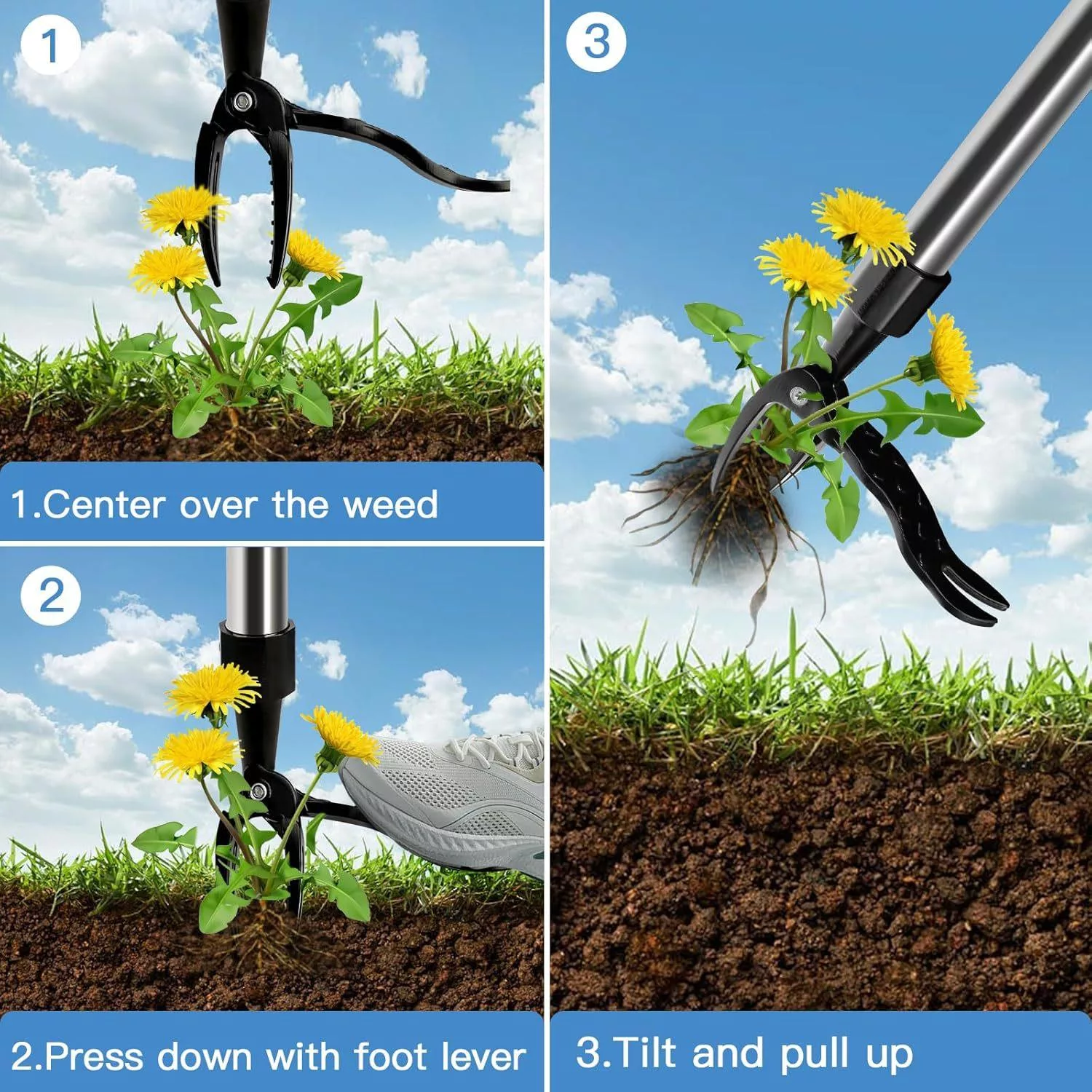 Трехступенчатое устройство для удаления травы стоя — для инструмент — фото 5