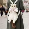 Плюшевый рюкзак в виде кота для детей — для участок