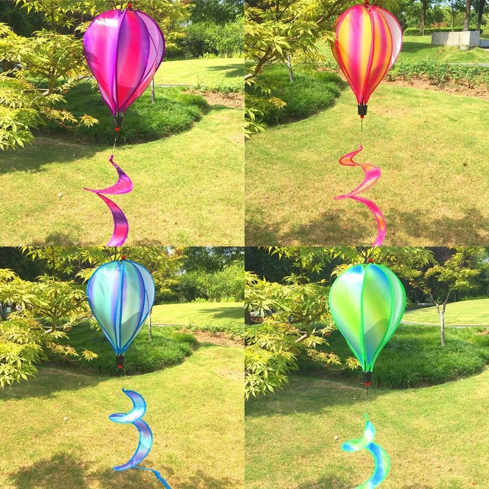 Воздушный шар с горячим воздухом Rainbow для сада — для участок — фото 4