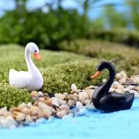 Мини лебедь – садовый орнамент для декора — для декор — фото 2