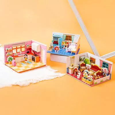 3D стерео-пазл Дом – увлекательный игровой домик — для участок — фото 3