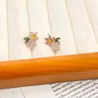 Серьги Эни Бенни Моне с масляной живописью — для участок — фото 2