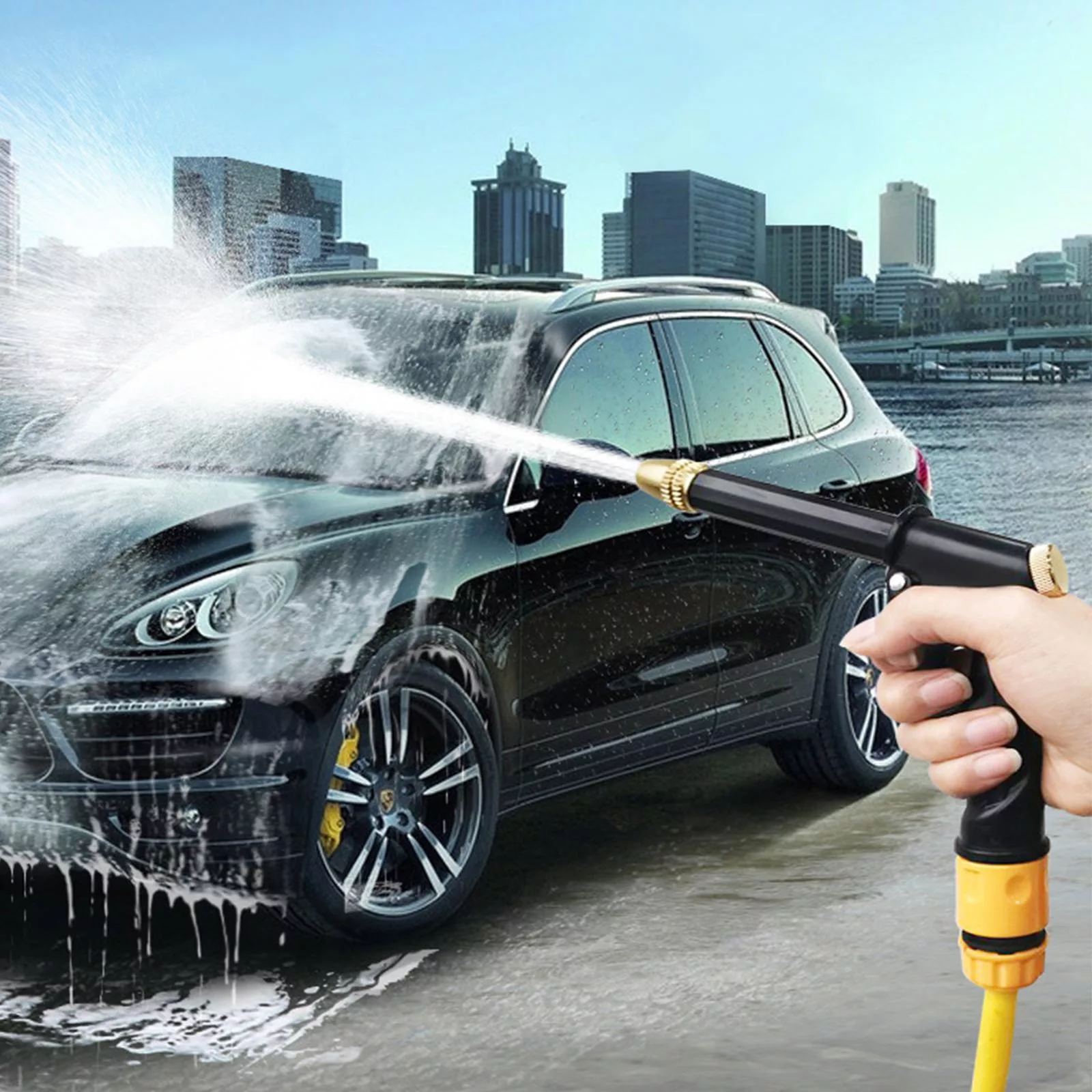 Садовый водяной пистолет высокого давления — для полив — фото 5