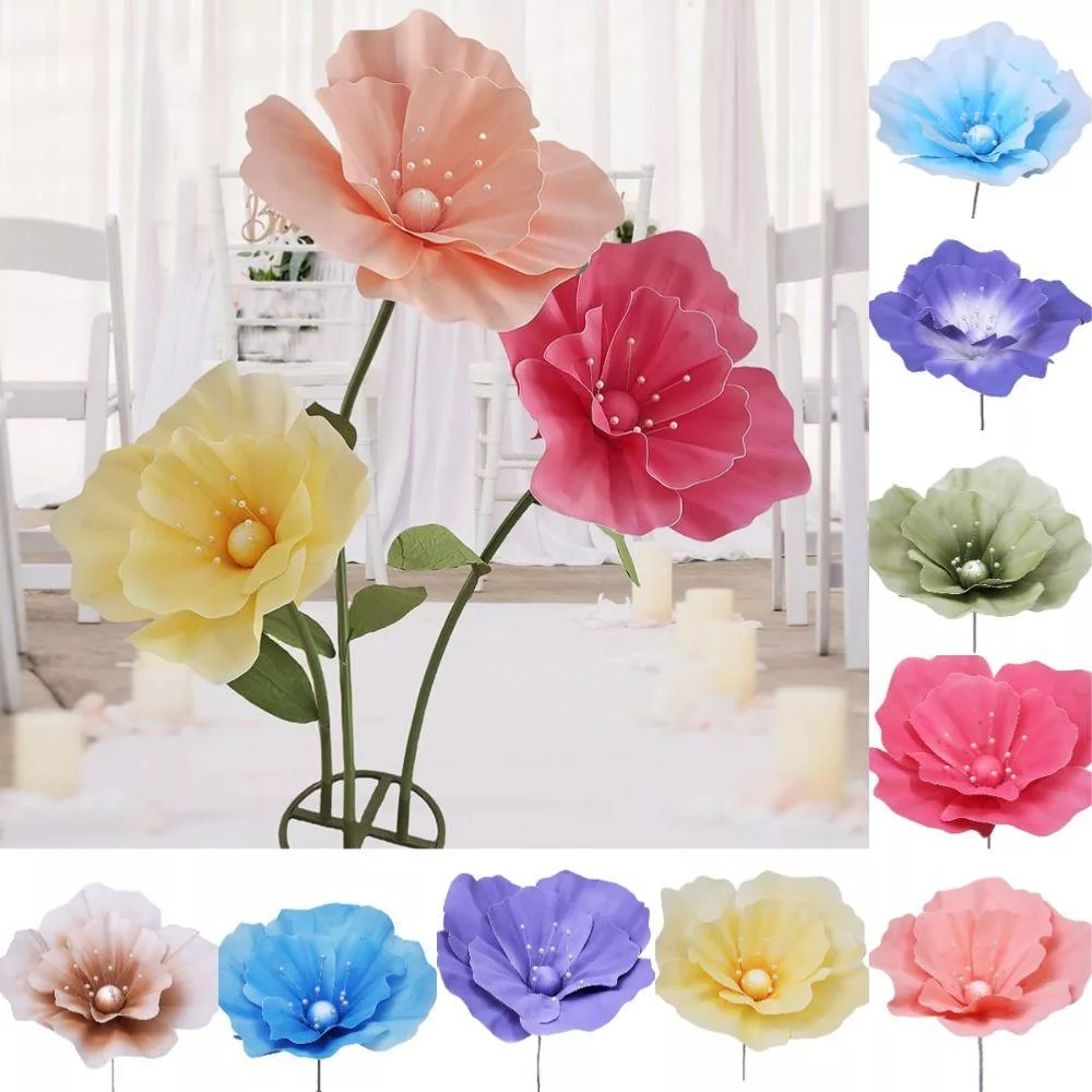 Гигантский искусственный мак для свадебной дорожки — для участок — фото 4