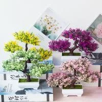 Искусственные растения бонсай для дома и сада — для участок — фото 2