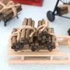 Миниатюрный камин с дровницей для кукольного домика — для участок