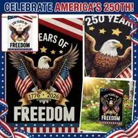 Декоративный садовый флаг к 250-летию США — для участок — фото 2