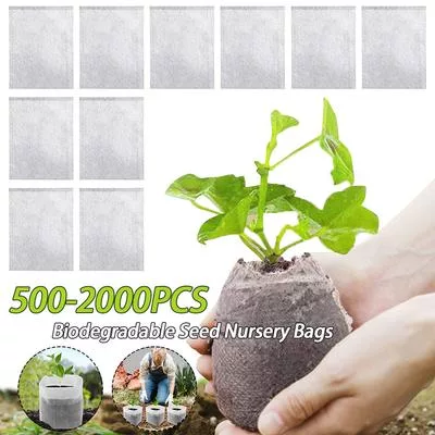 500-2000 шт. Дышащие мешки для выращивания рассады растений — для теплица — фото 3