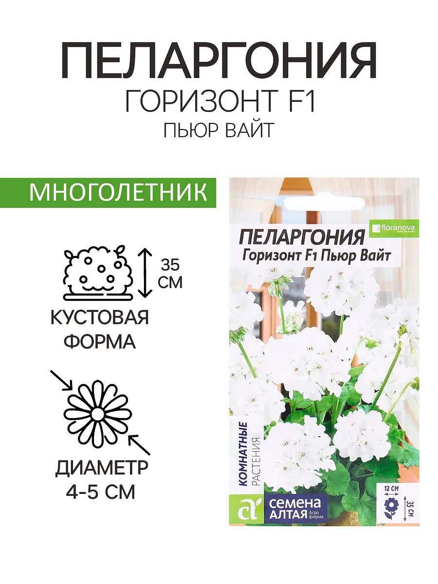 Семена комнатных цветов пеларгония — для огород