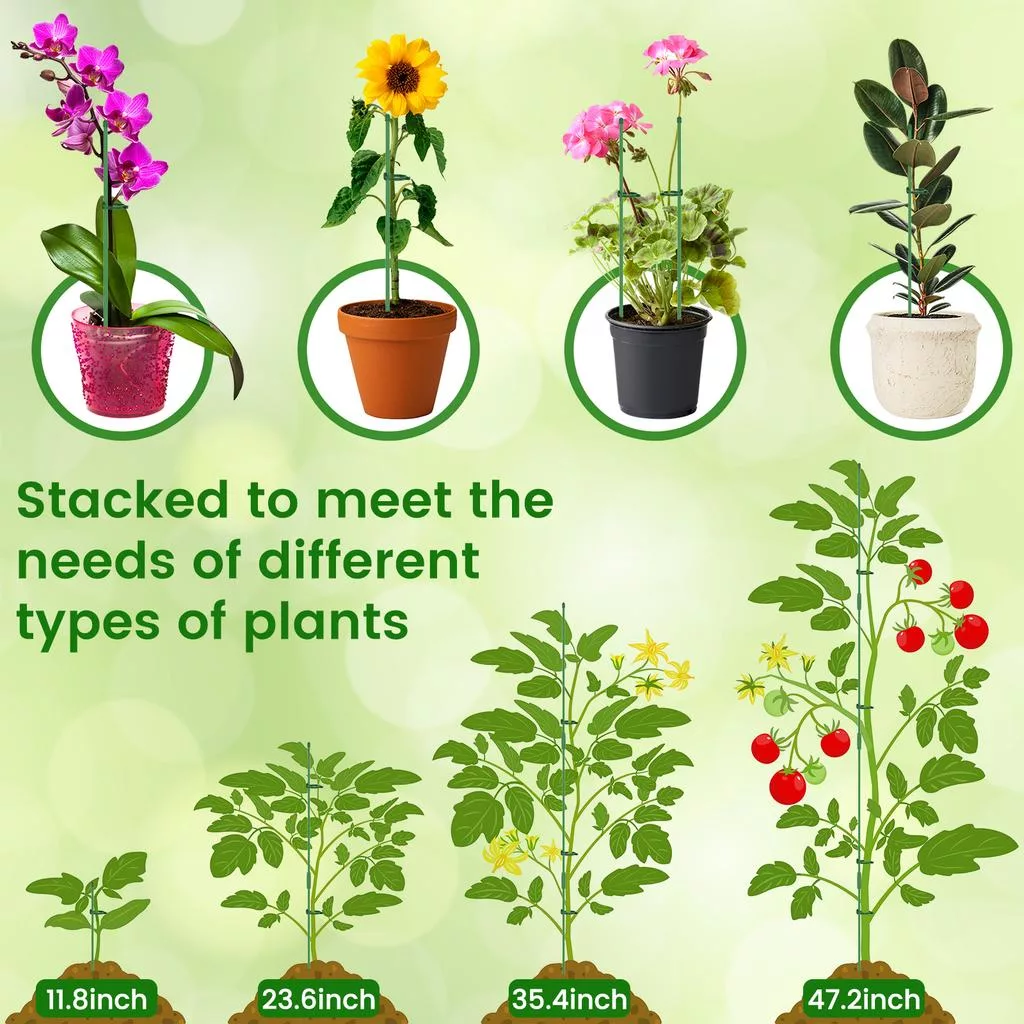 Колышки для поддержки растений Регулируемые обручи для — для участок — фото 4