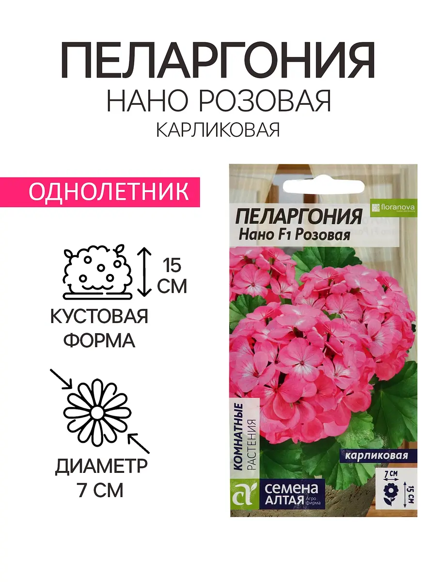 Семена цветов пеларгония — для огород