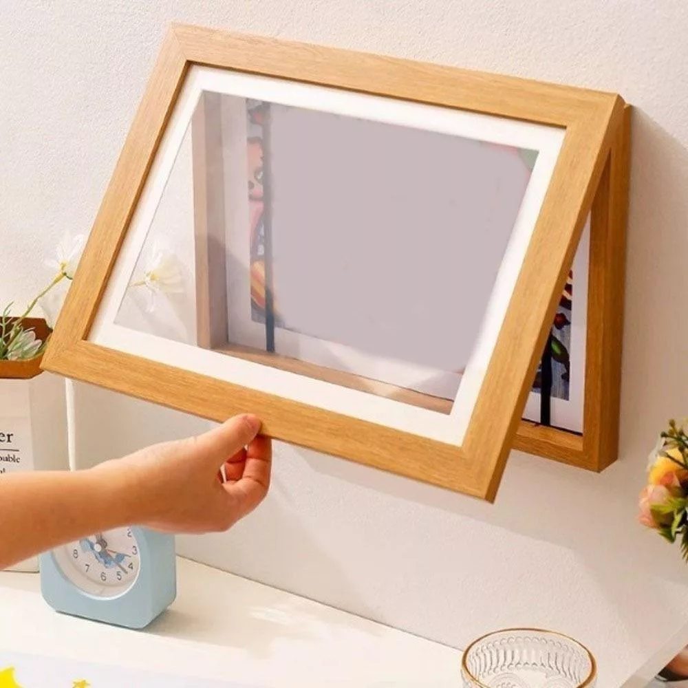 Магнитная flip-фоторамка A4/A3 с эластичными ремешками — для хранение — фото 4