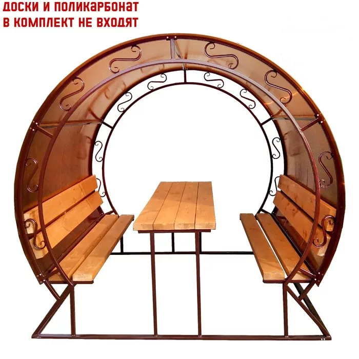 Беседка для дачи «Посиделка» — для теплица — фото 2