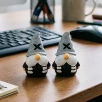 2 шт. Мини-фигурка гнома на Хэллоуин — для декор — фото 2