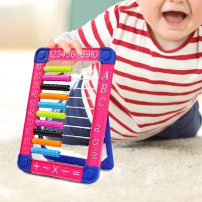 Abacus Детский сад Дети Красочный Яркий Цвет Гладкая Стоячая Защита Шеи Студенты — для участок — фото 3