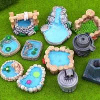 15 стилей Миниатюрный ландшафт Мини-маяк Водяной колодец Мост Коттеджи DIY Миниатюры — для участок — фото 2