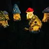 Новый светодиодный мультяшный креативный грибной светильник уличный водонепроницаемый — для участок
