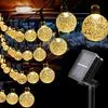 Светодиодная гирлянда на солнечных батареях — для декор