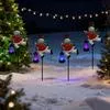 Рождественский солнечный садовый светильник для улицы — для участок