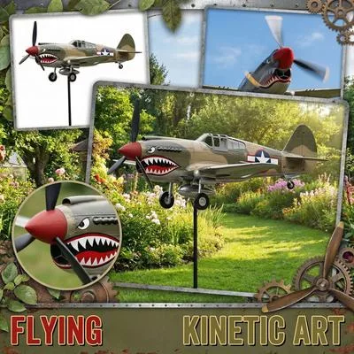 Металлический садовый ветряк для улицы — для участок — фото 3
