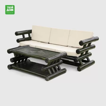 Комплект садовой мебели Rattan Bamboo Superman 2 предмета — для участок