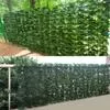 Листья искусственной изгороди Искусственный плющ Трава Настенный фон Устойчивый — для участок