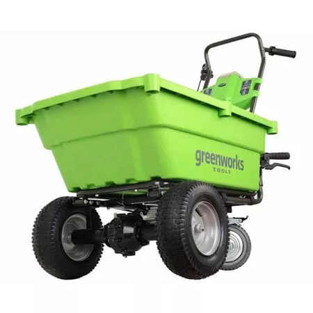 Садовая тележка самоходная Greenworks 106 л G-MAX 40V G40GC (без АККУМ и Зар устр) — для инструмент