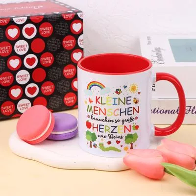 1 StüCke Bedruckte Tasse Kaffeetasse Erzieherin — фото 3