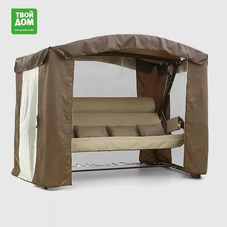 Качели садовые Zalger Garden Камелот шоколад — для отдых