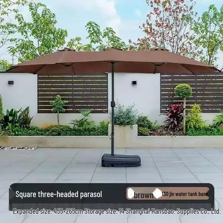 Тройной садовый зонт Villa Garden для патио и пляжа — для участок