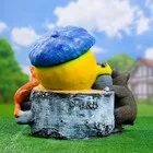 Садовая фигура из полистоуна «Кругляш со зверями» — для огород — фото 7