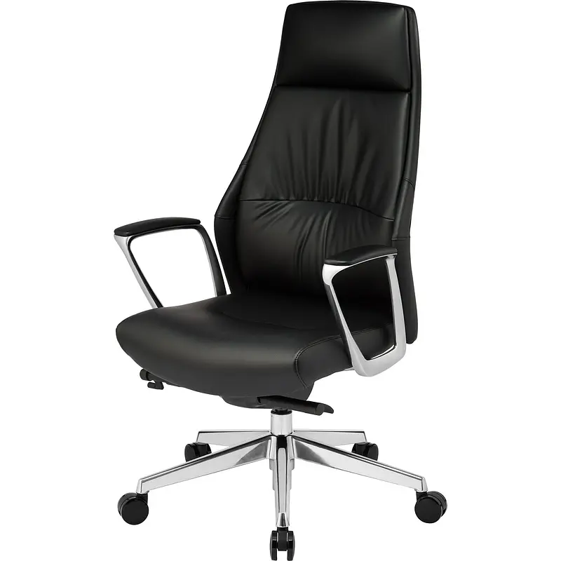 Кресло для руководителя Комус Мебель (Easy Chair) 598 черное (экокожа
