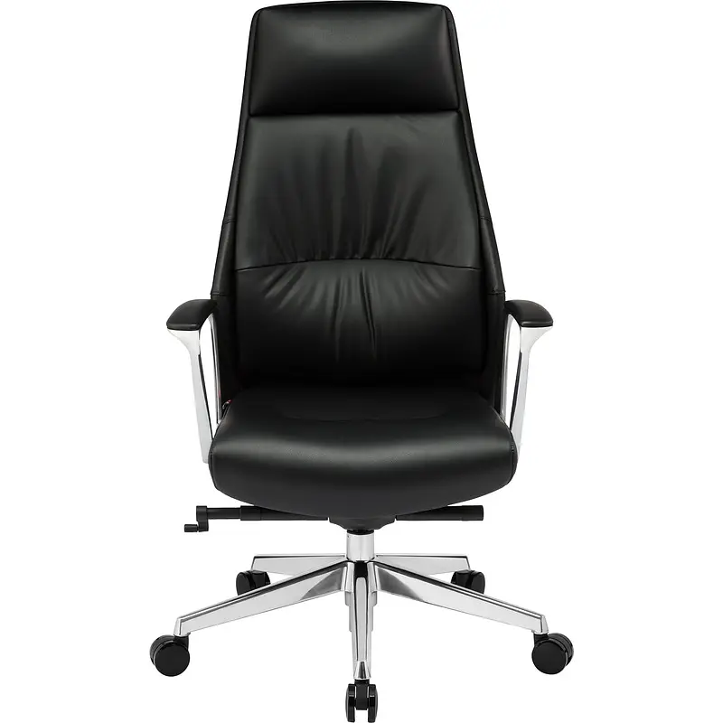 Кресло для руководителя Комус Мебель (Easy Chair) 598 черное (экокожа — фото 2