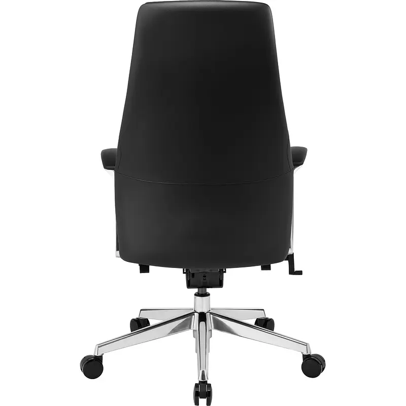 Кресло для руководителя Комус Мебель (Easy Chair) 598 черное (экокожа — фото 5