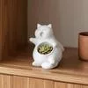 Цветочный горшок Форма зевающего кота Цельнолитой — для участок
