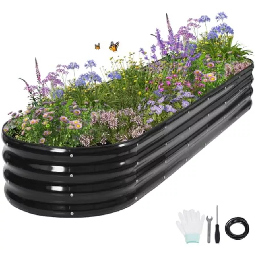Оцинкованная приподнятая грядка — для огород — фото 4