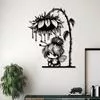 Подсолнух Фея Металлическое Настенное Искусство Устойчивая к Погоде Скульптура — для участок