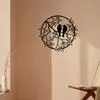 Металлическое настенное искусство в виде птиц — для участок