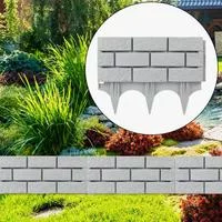 Пластиковый Садовый Подпорный Кирпичный Забор Бордюр Уличный Вид Окантовка Ландшафтная — для участок — фото 2