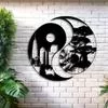 Настенное искусство Инь Ян Металлическая скульптура Пара 15 — для участок