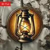 Винтажная керосиновая лампа Металлическая настенная табличка Домашний бар Фермерский — для участок