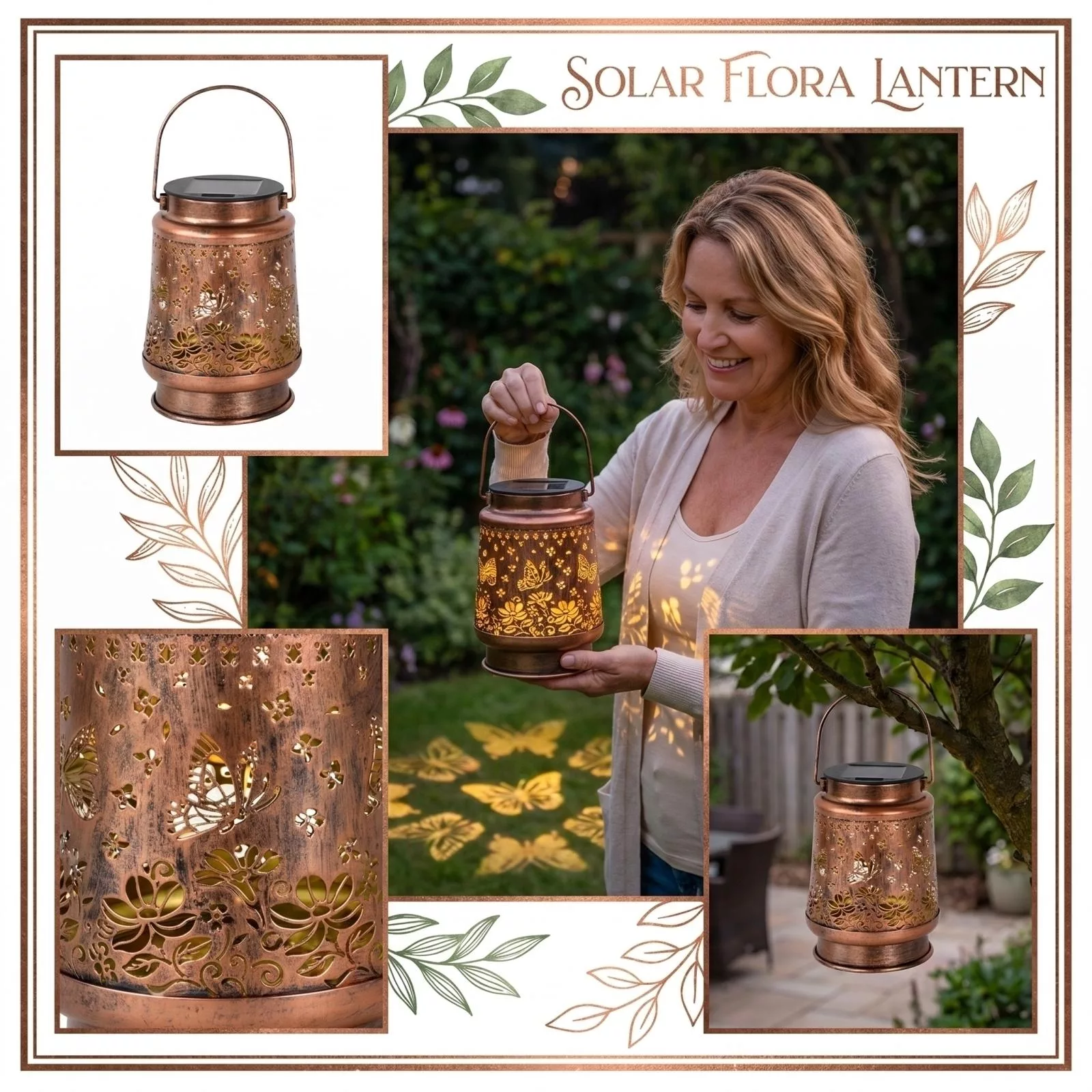 Садовый фонарь на солнечной батарее — для декор — фото 9