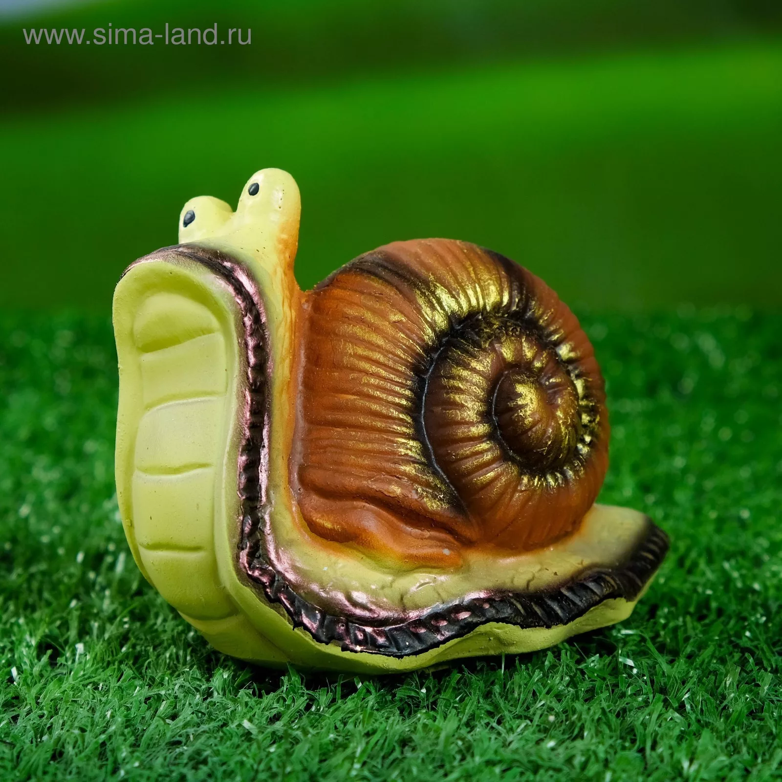 Садовая фигура из полистоуна «Улитки» — для огород — фото 3