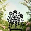 Деревенский железный колышек для цветочного сада — для участок