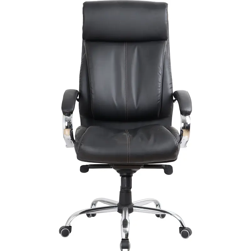 Кресло для руководителя Комус Мебель (Easy Chair) 516 черное (экокожа — фото 2