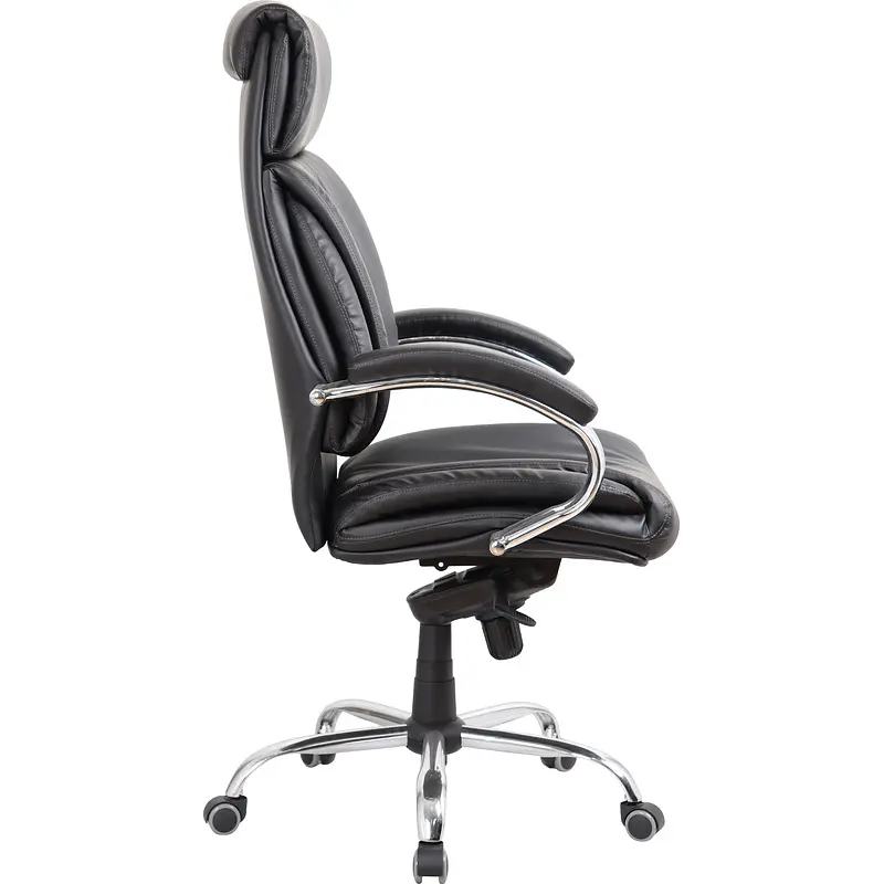 Кресло для руководителя Комус Мебель (Easy Chair) 516 черное (экокожа — фото 3